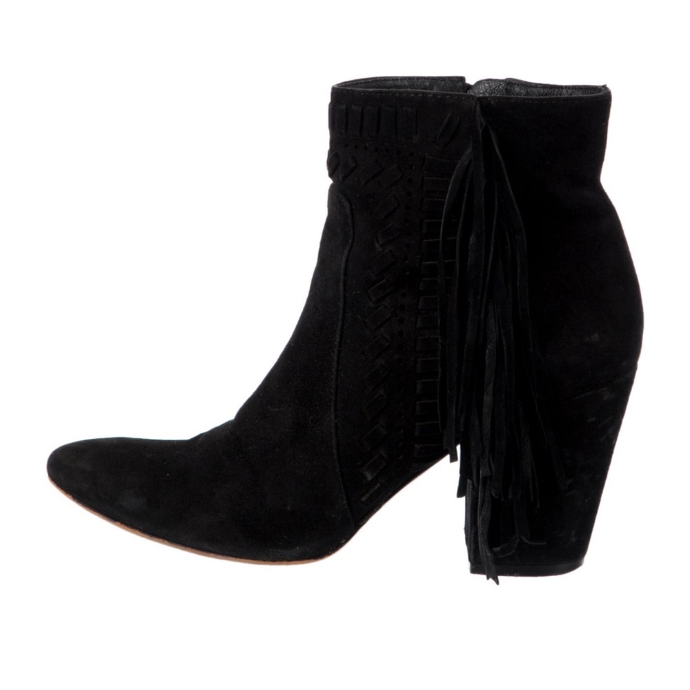 Black Suede Ankle Boots